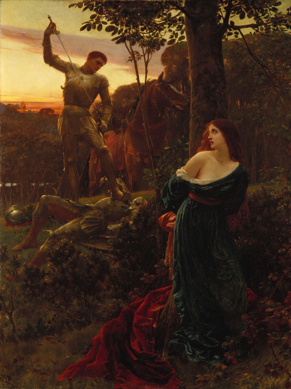 Rytířství, 1885 od Frank Dicksee