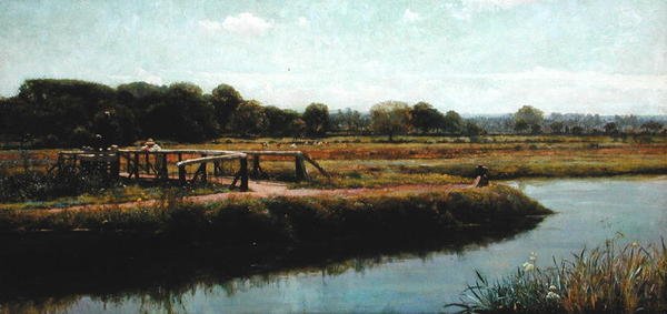Walsham Meads (olej na plátně) od Frank Dicksee