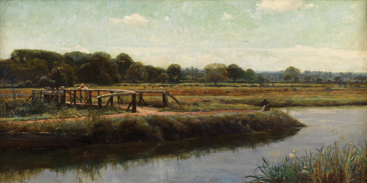 Walsham Meads (olej na plátně) od Frank Dicksee