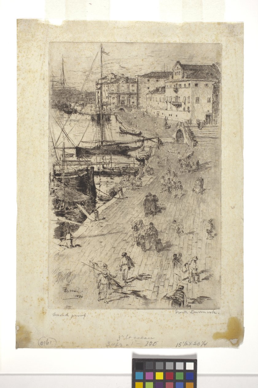 Riva Schiavoni č. 2 (inkoust) od Frank Duveneck