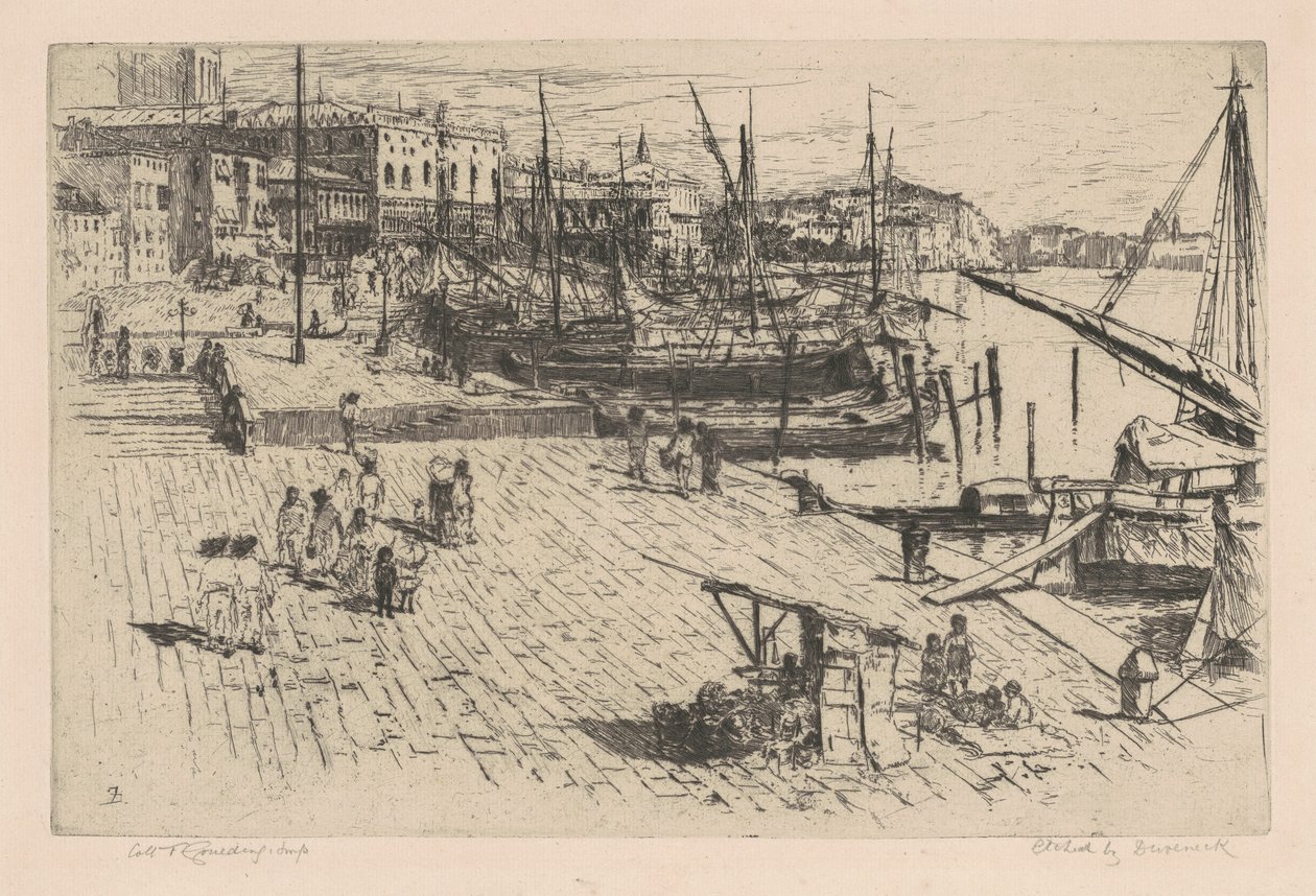 Riva degli Schiavone, č. 1 od Frank Duveneck