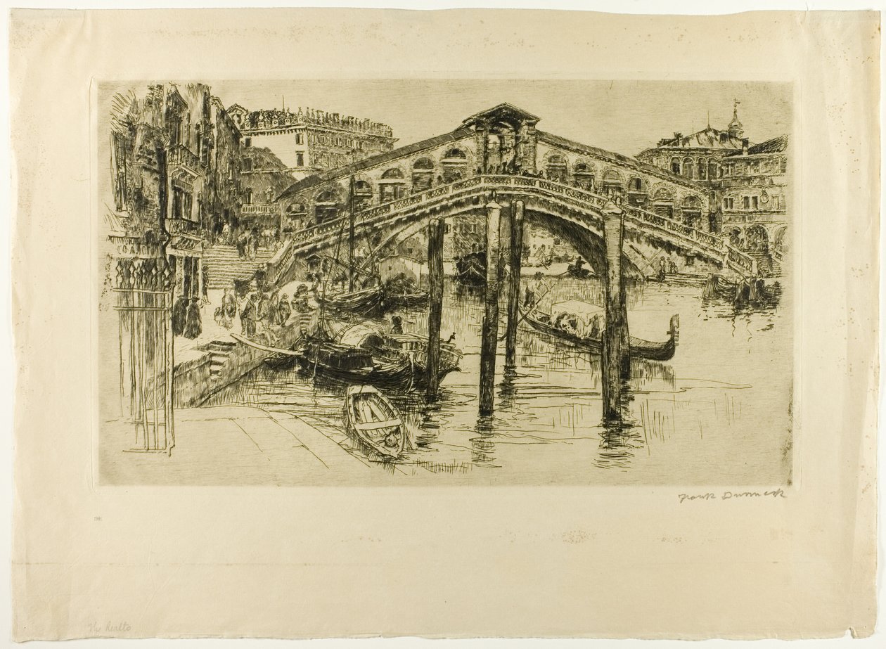 Rialto, Benátky od Frank Duveneck