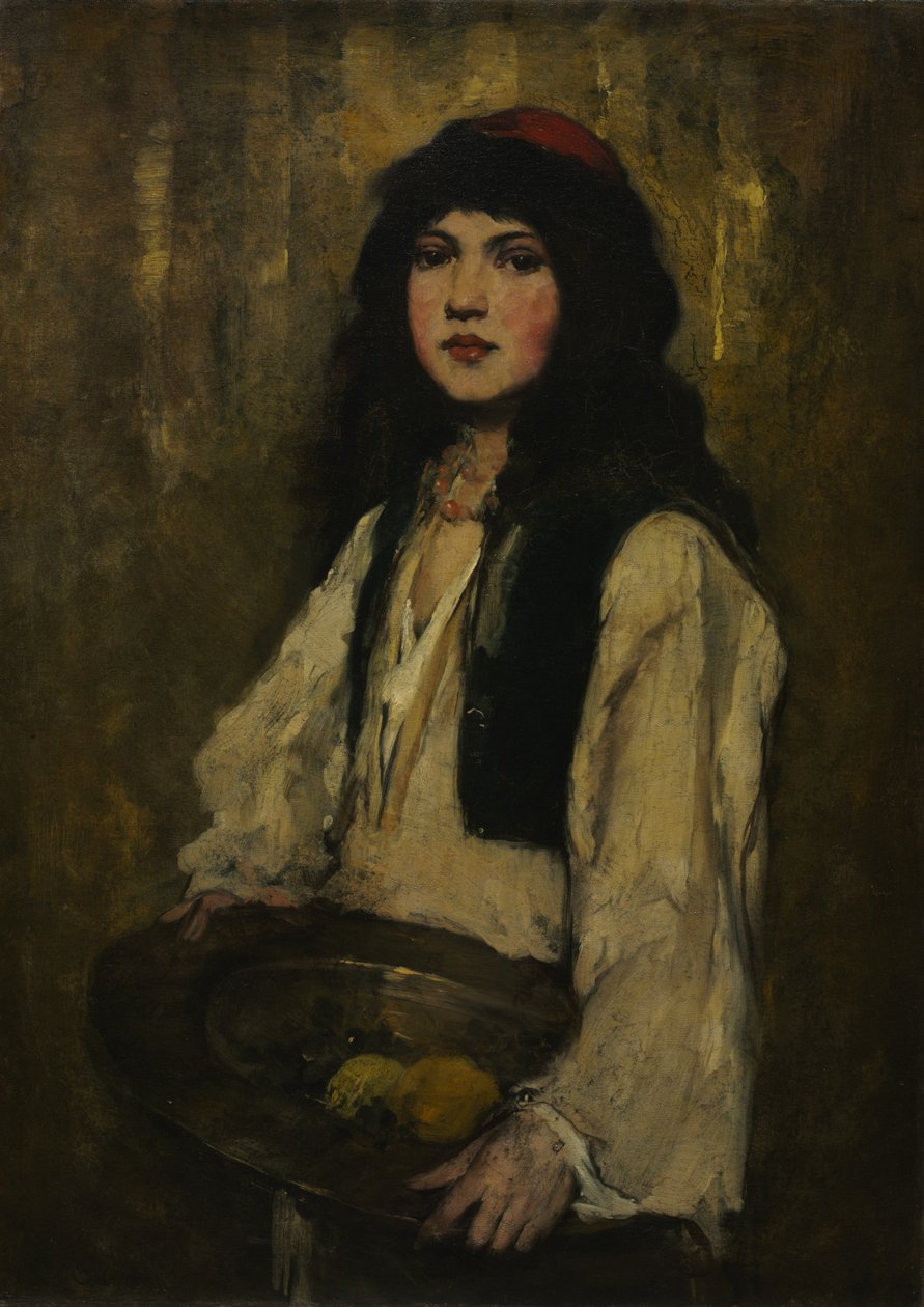 Benátská dívka, c. 1880. od Frank Duveneck