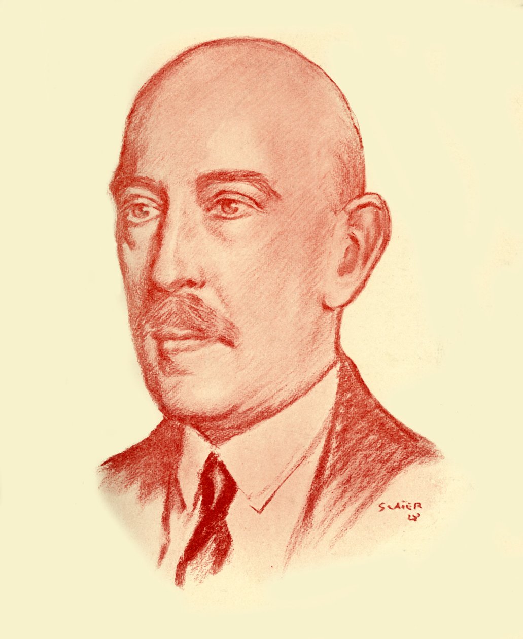 "The Hon." Maurice Baring“, 1928. od Frank E Slater
