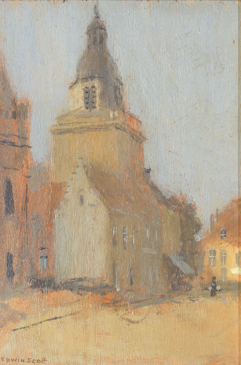 Městský kostel, n.d. od Frank Edwin Scott