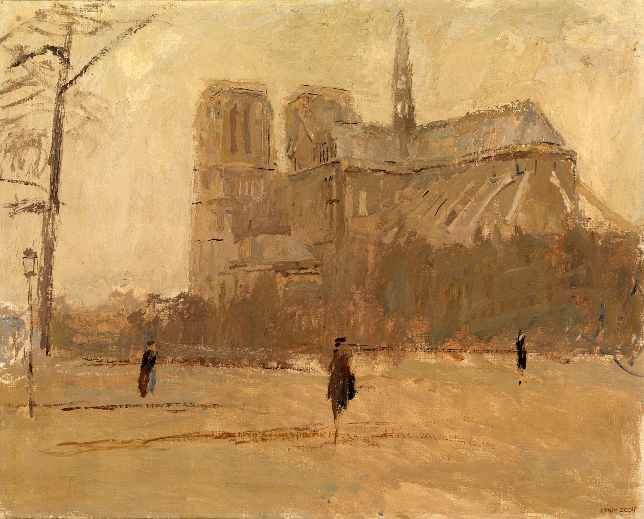 Notre Dame ne. Já, n.d. od Frank Edwin Scott