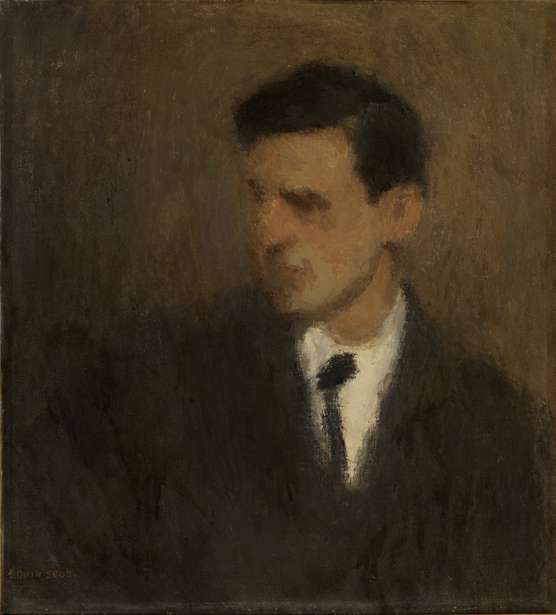 Portrét mladého muže, n.d. od Frank Edwin Scott