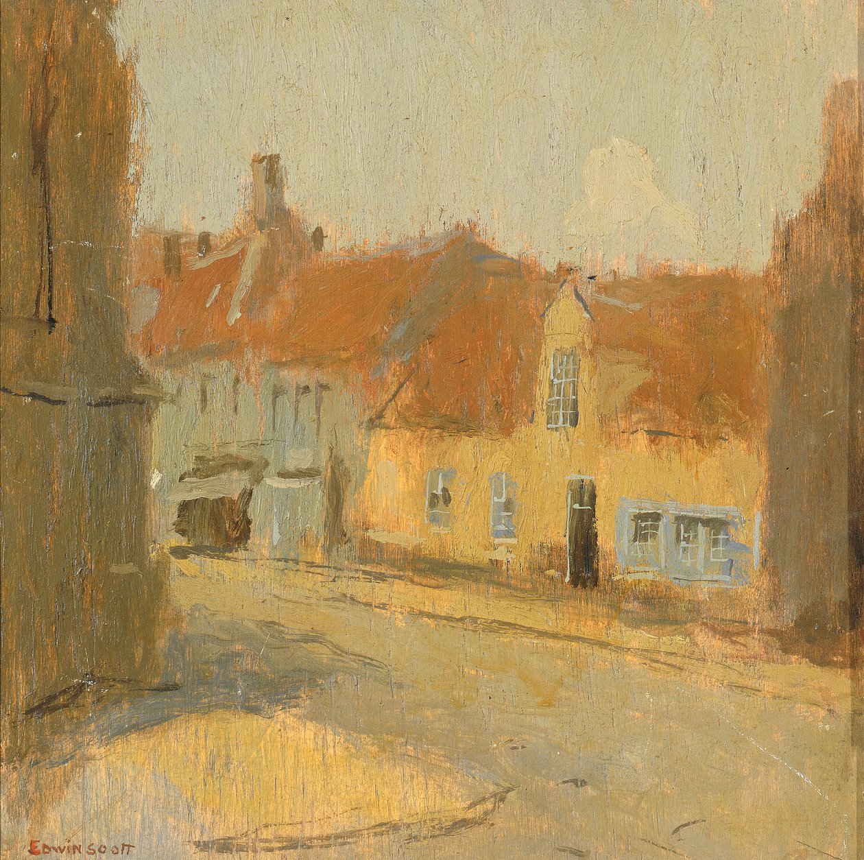 Village Street, n.d. od Frank Edwin Scott