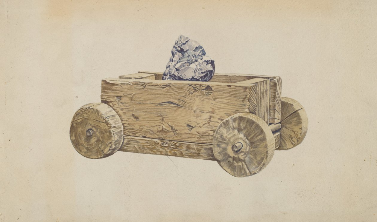 Hornický vozík, c. 1937. od Frank Eiseman