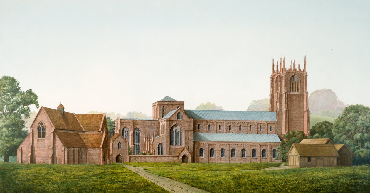 Furness Abbey, c12. století, c1990-2010 od Frank Gardiner