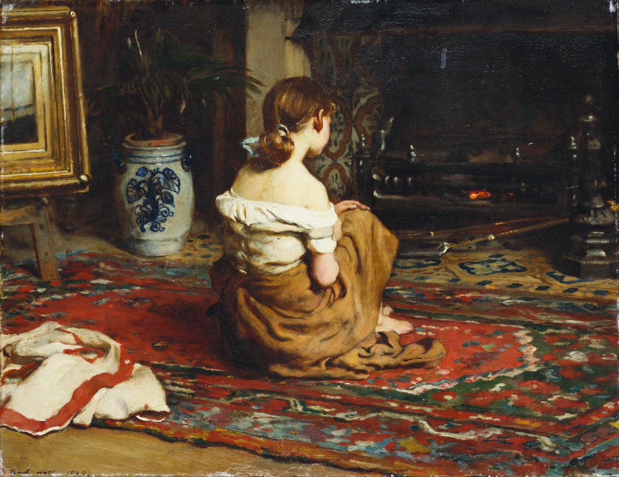 U ohně, 1878 od Frank Holl