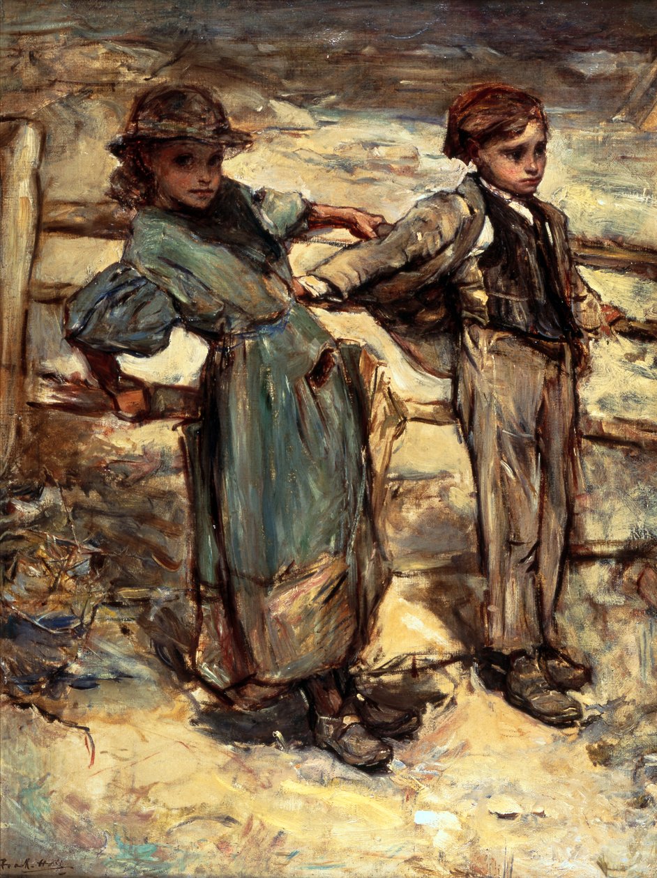 Děti moře (olej na plátně) od Frank Holl