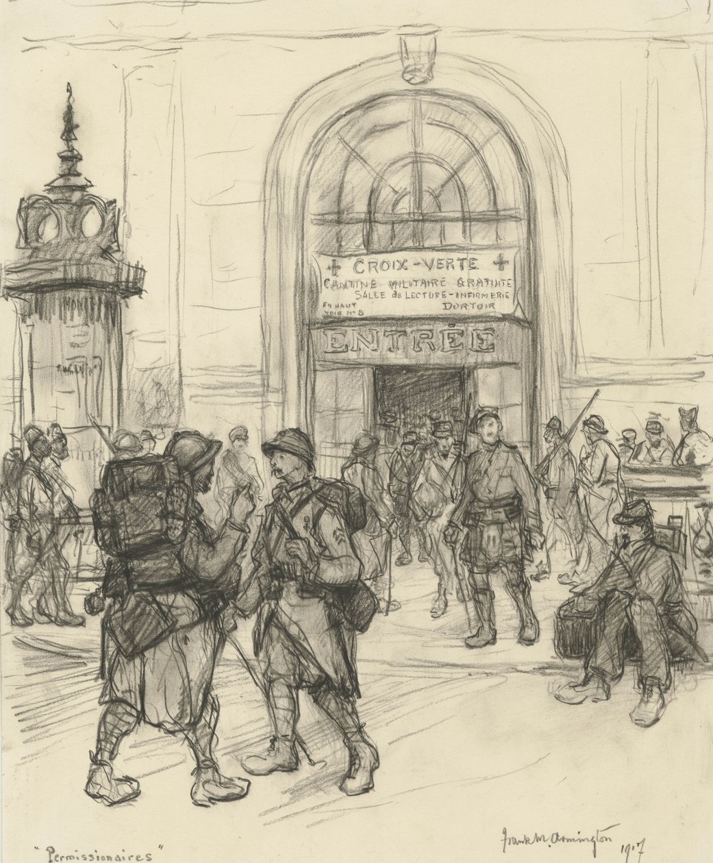 Povolení, 1917 od Frank Milton Armington