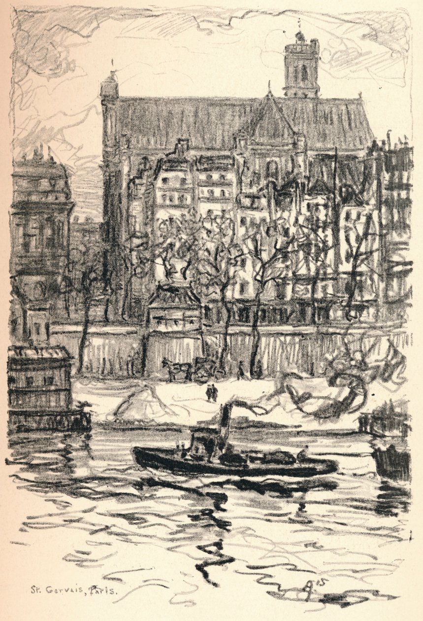 Saint-Gervais, 1915 od Frank Milton Armington