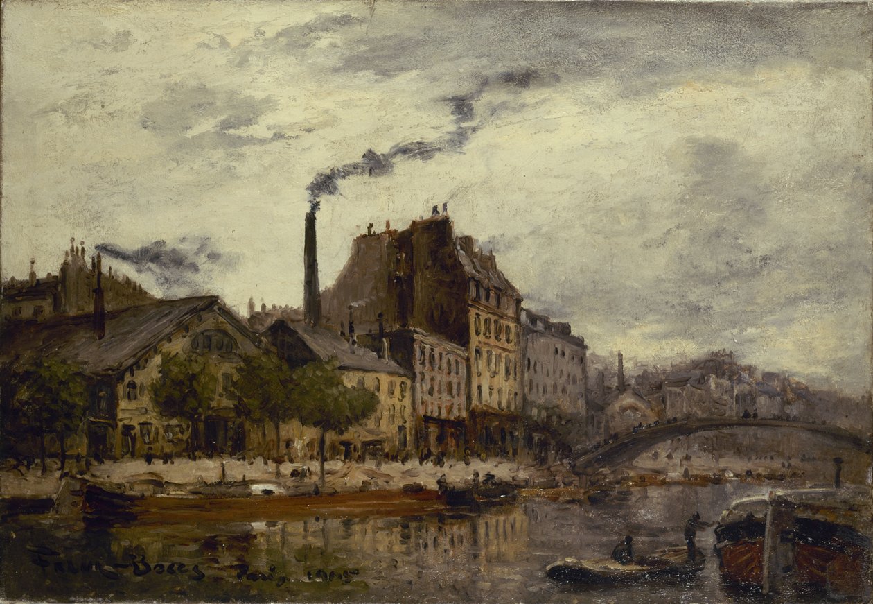Quay de Valmy, 1905 od Frank Myers Boggs
