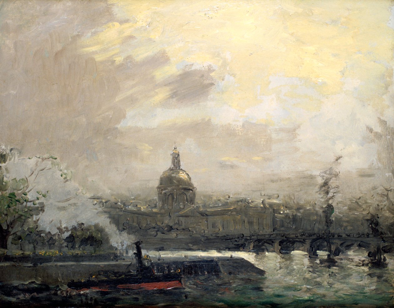 Seina, Conti Quay, c19. století od Frank Myers Boggs