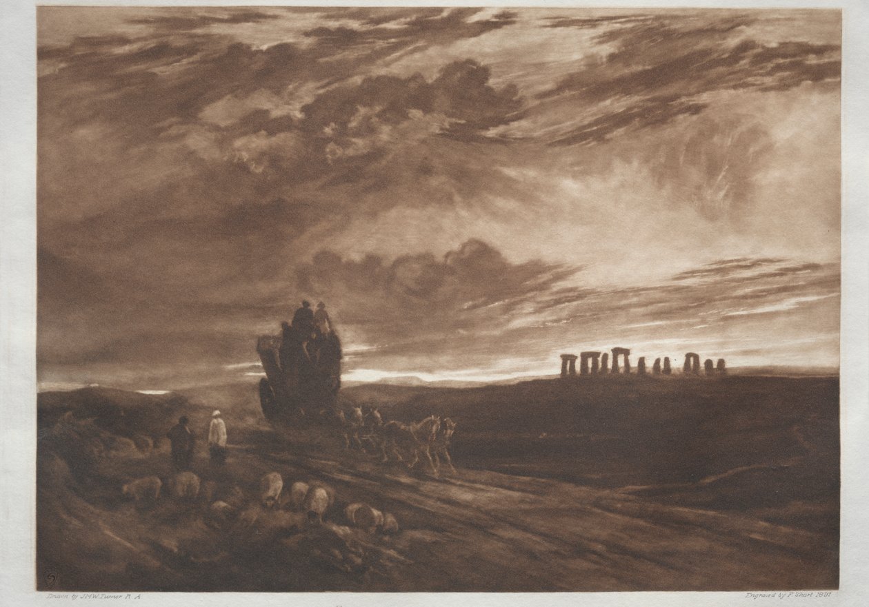 Stonehenge za úsvitu od Frank Short