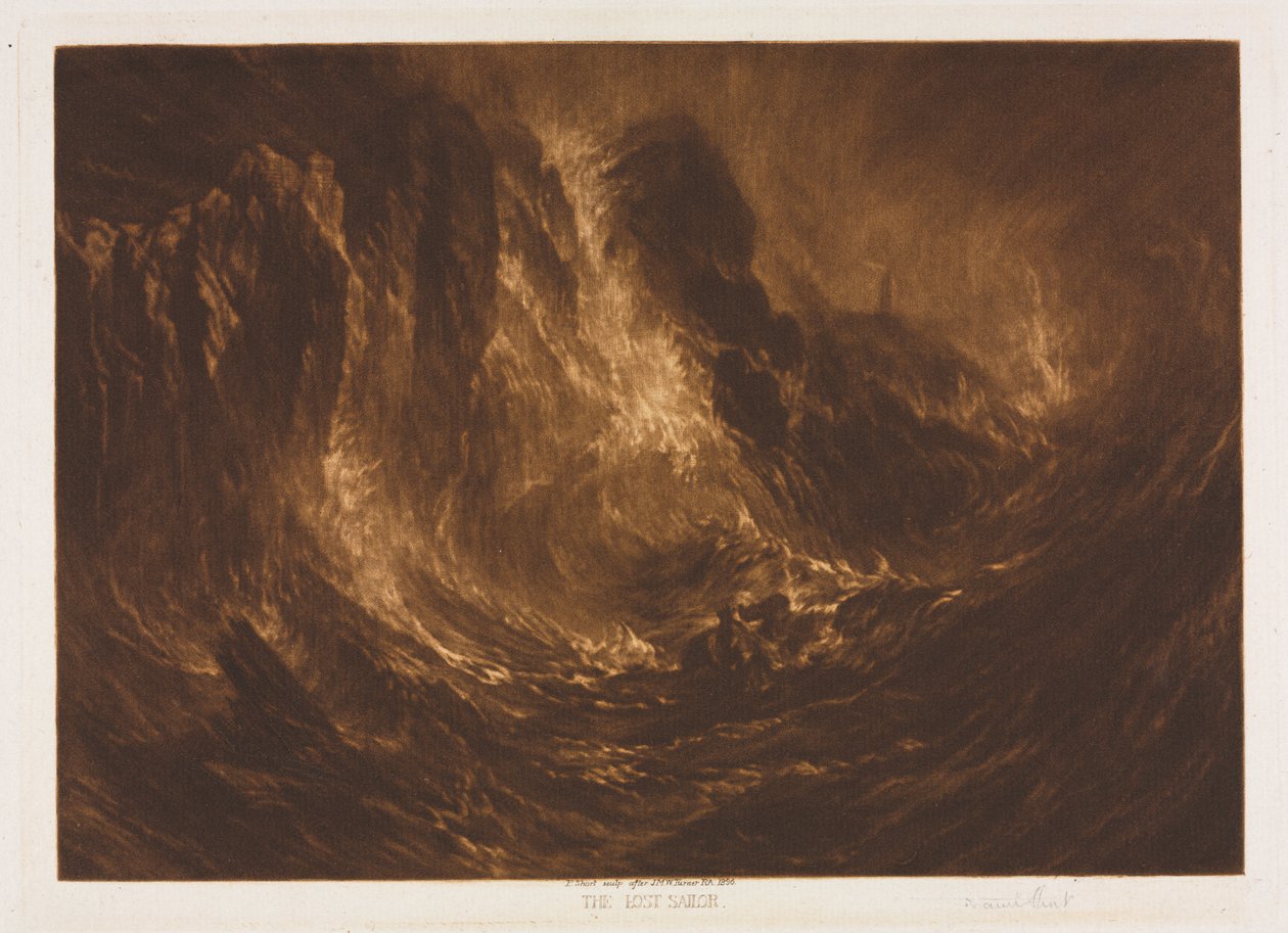 Ztracený námořník, 1896. od Frank Short
