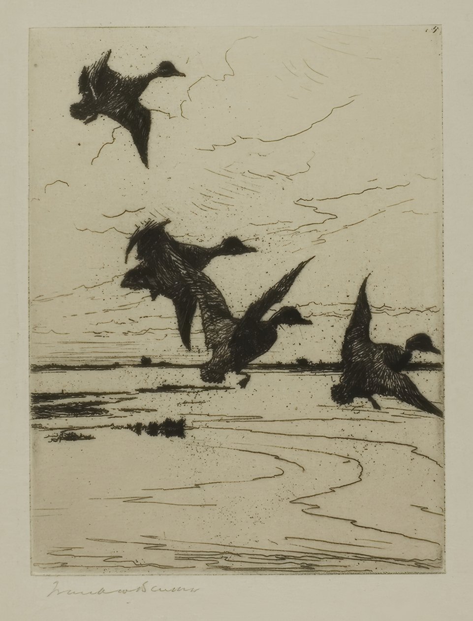 Buď přistání od Frank Weston Benson