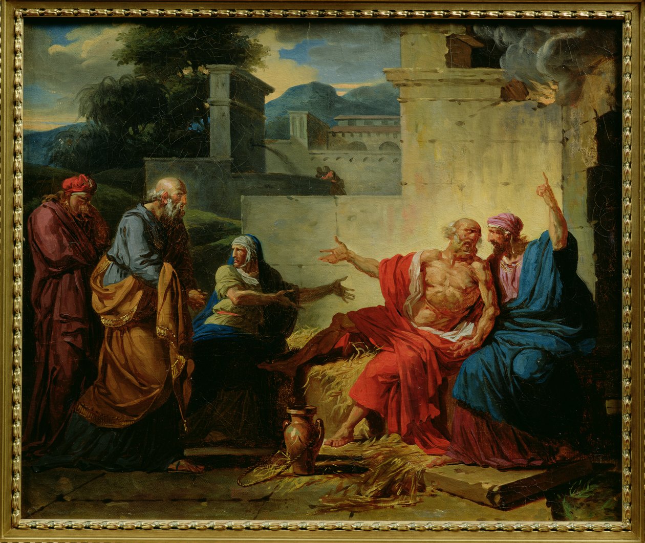 Job Being Solded by his Wife, c.1790 od François André Vincent