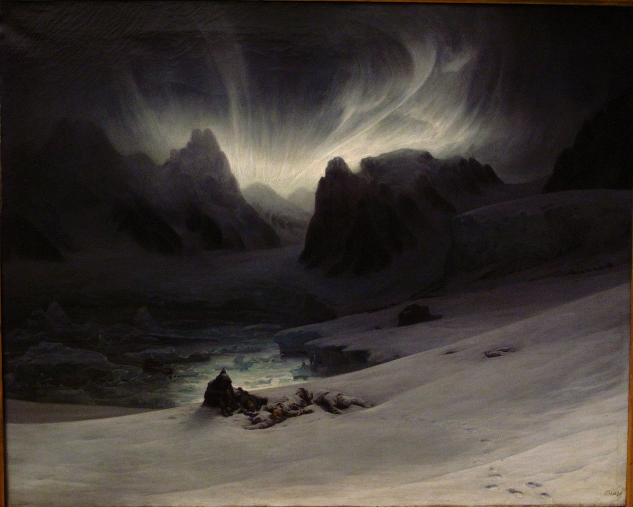 Magdalenefjorden od François Auguste Biard