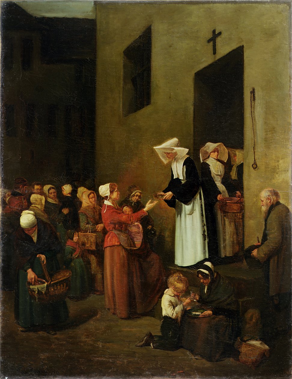 Charita, 1851 od François Bonvin