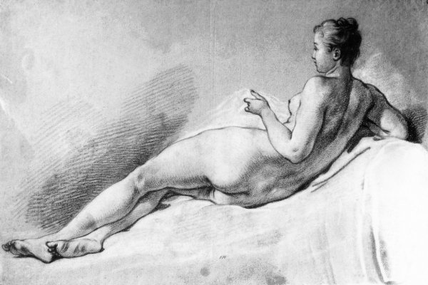 Ženský akt od François Boucher