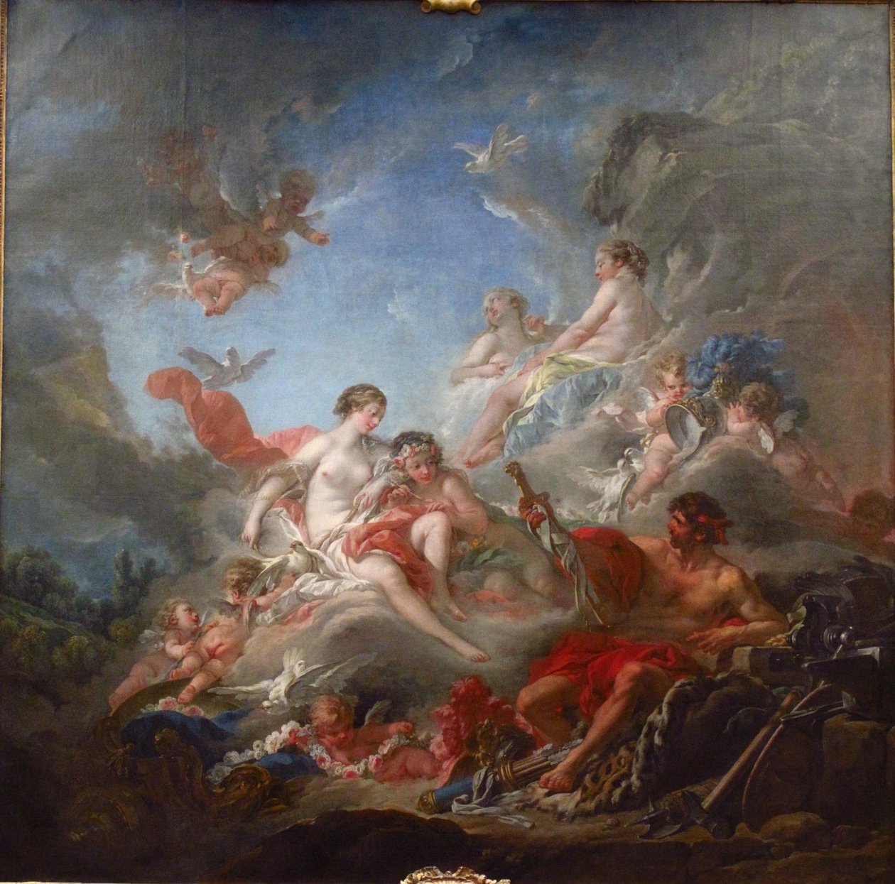 Vulkánské kovárny od François Boucher