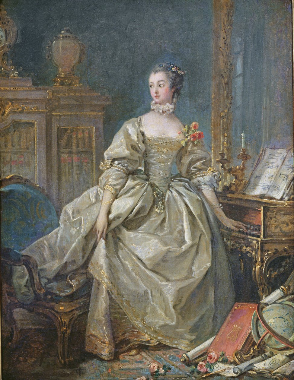 Madame de Pompadour (1721-1764) od François Boucher