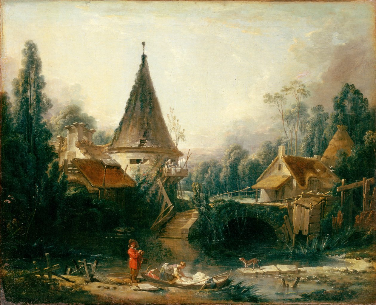 Krajina poblíž Beauvais od François Boucher