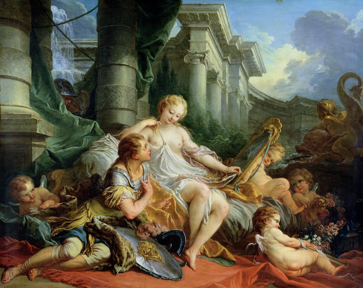Rinaldo a Armida, 1733 od François Boucher