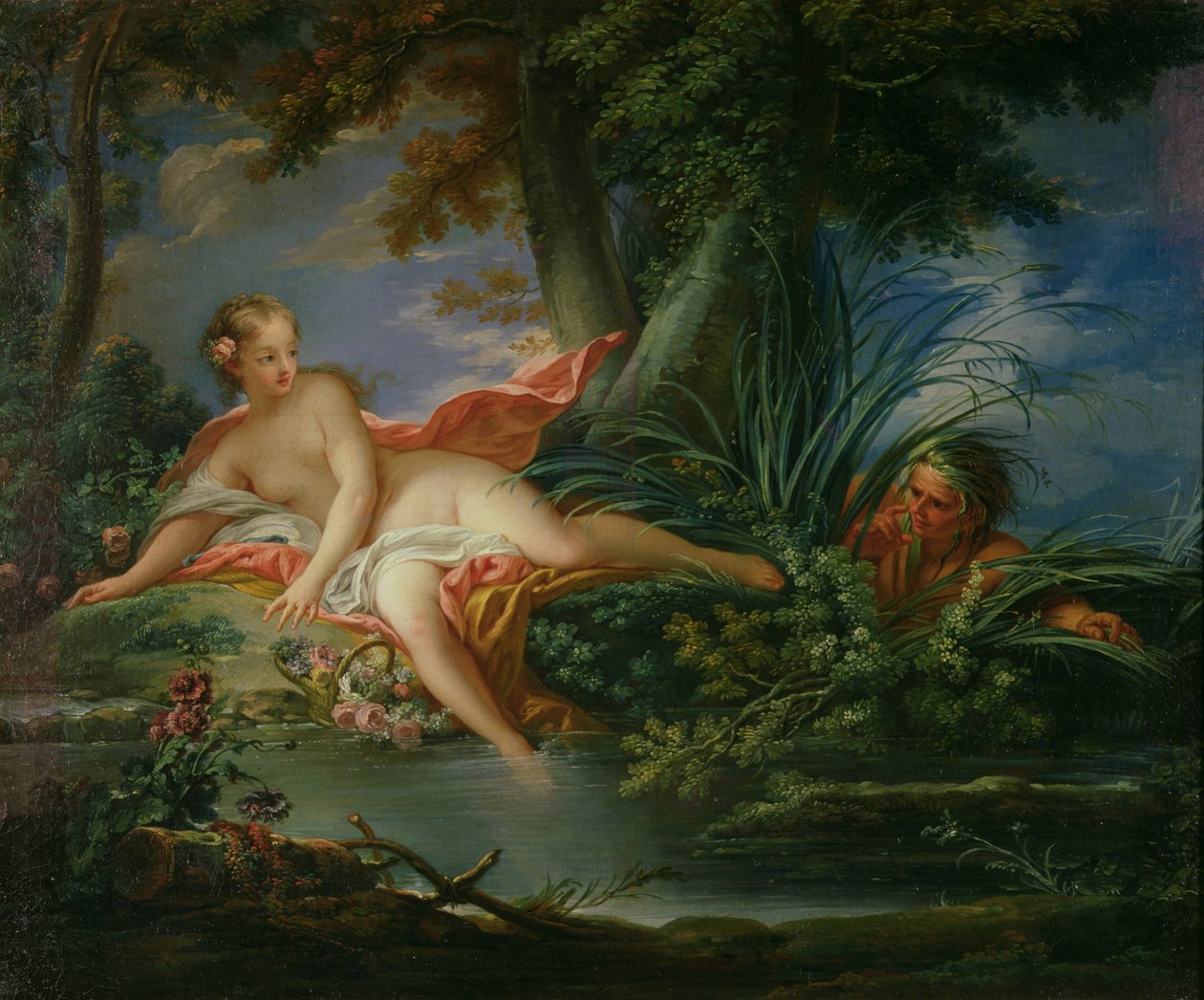 Bather překvapen od François Boucher