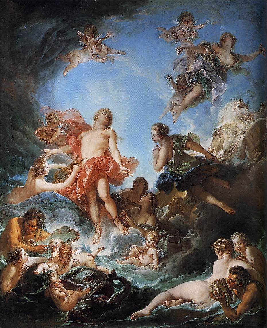 Vycházející slunce od François Boucher