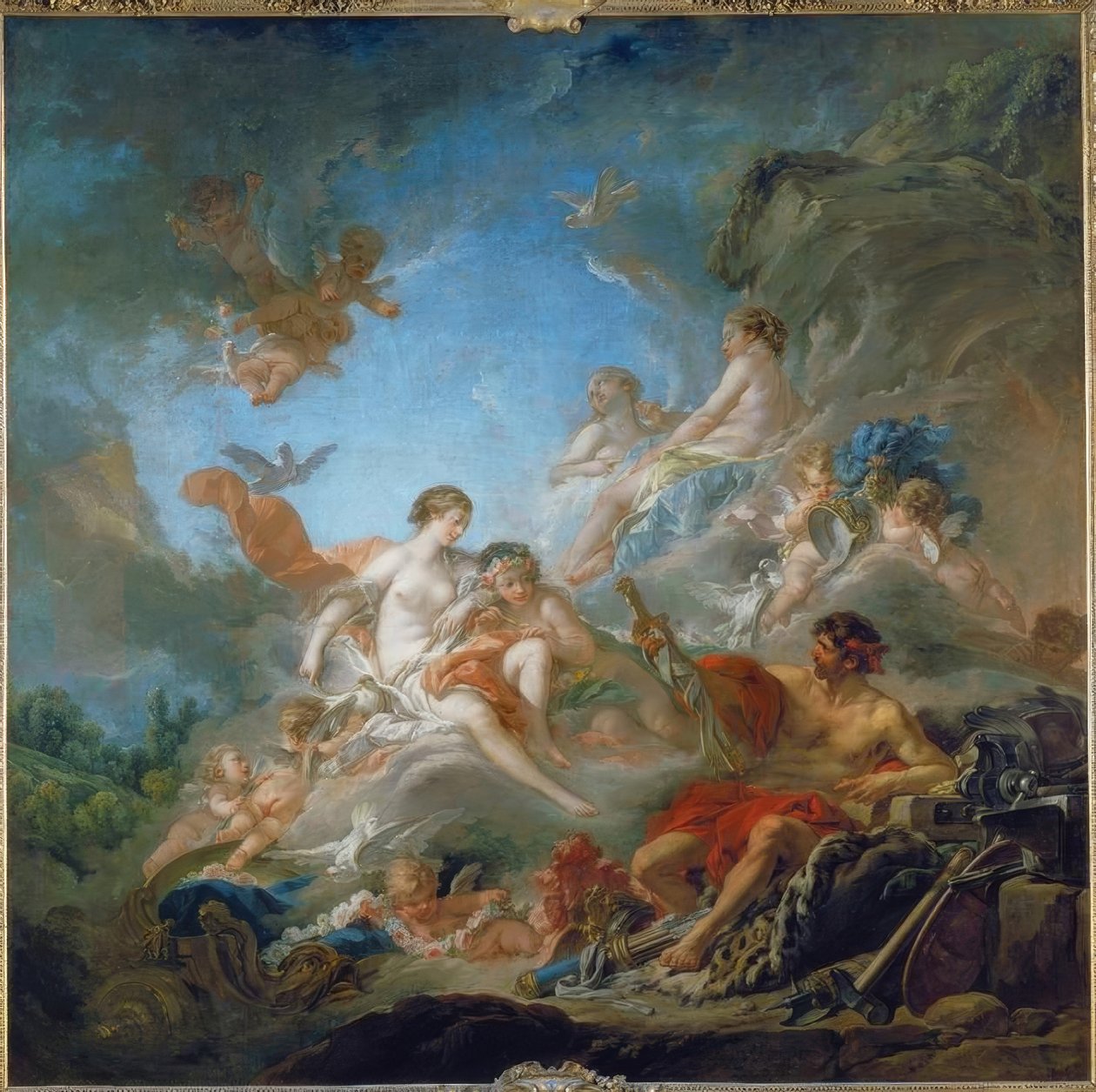 Venuše v kovárně sopky od François Boucher