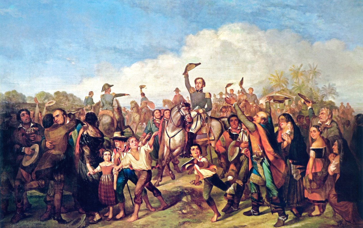 Vyhlášení nezávislosti od Francois Rene Moreau