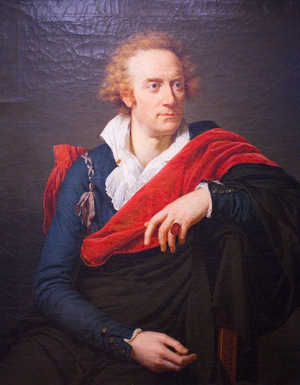 Portrét Vittoria Alfieriho od Francois Xavier Fabre