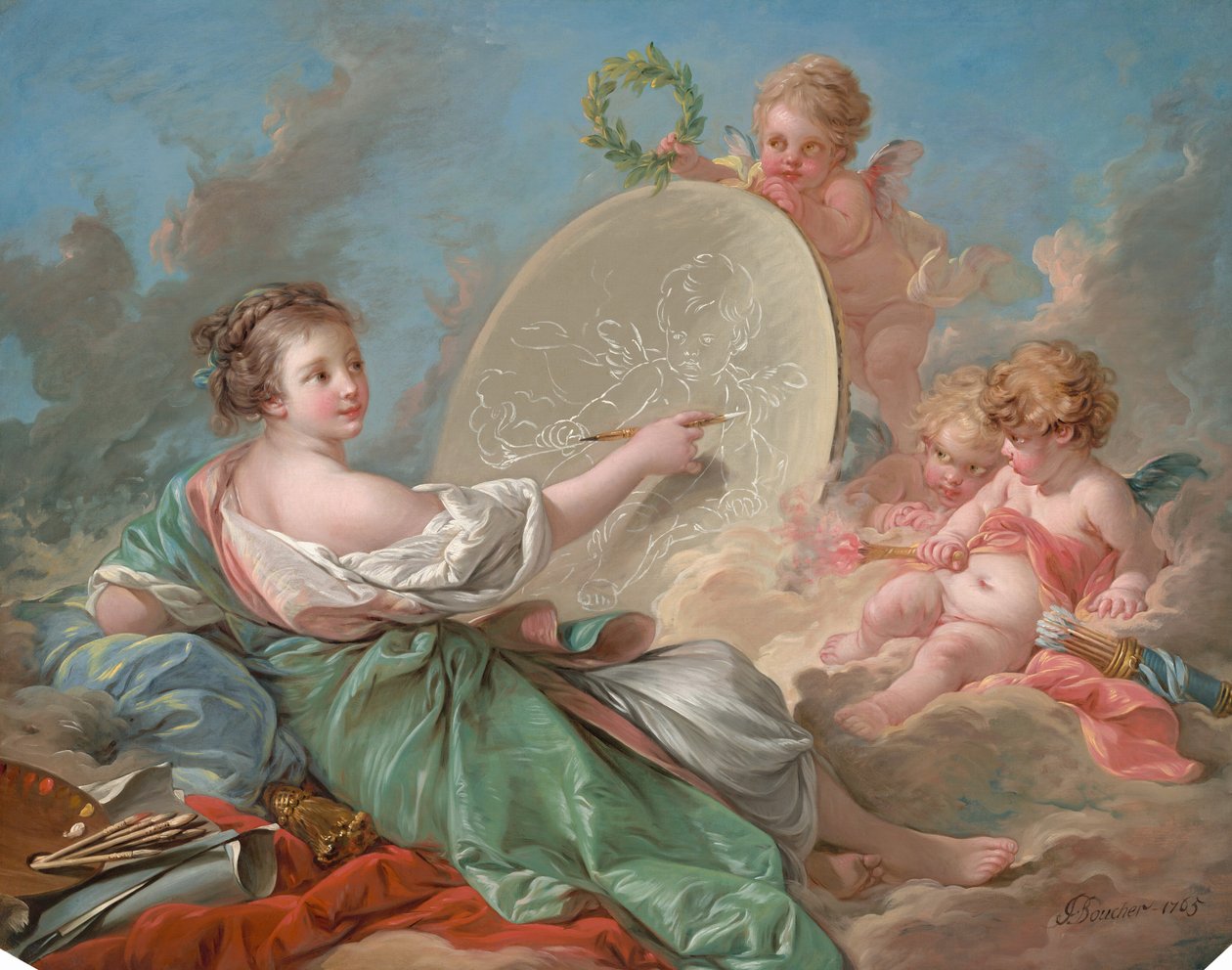 Alegorie malby od François Boucher