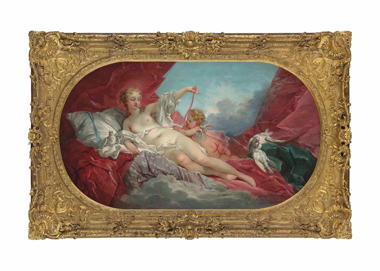 Boucher - Venuše a Amor od François Boucher