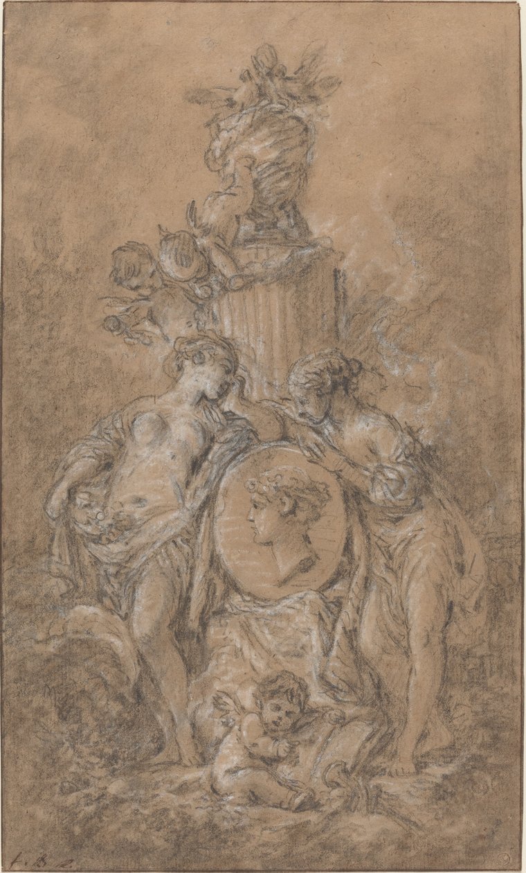 Design pro pohřební pomník od François Boucher