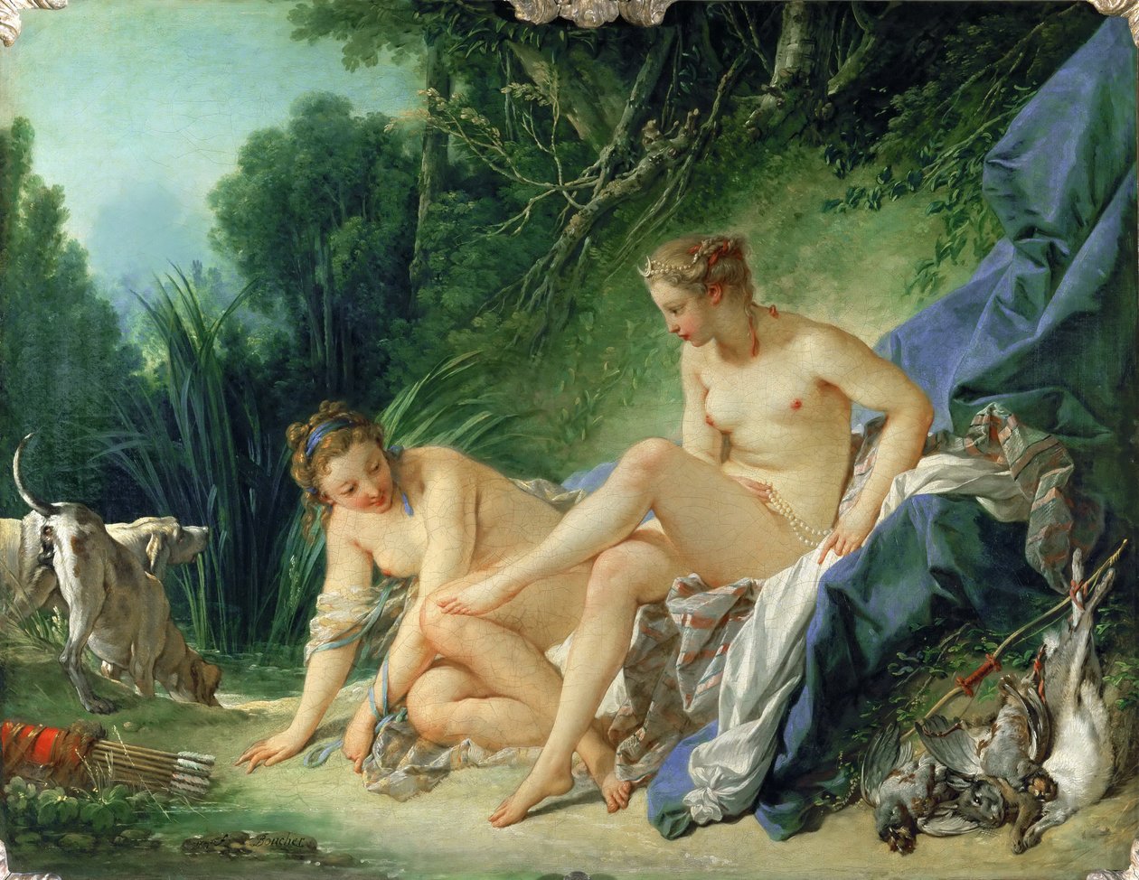 Diana po koupeli od François Boucher