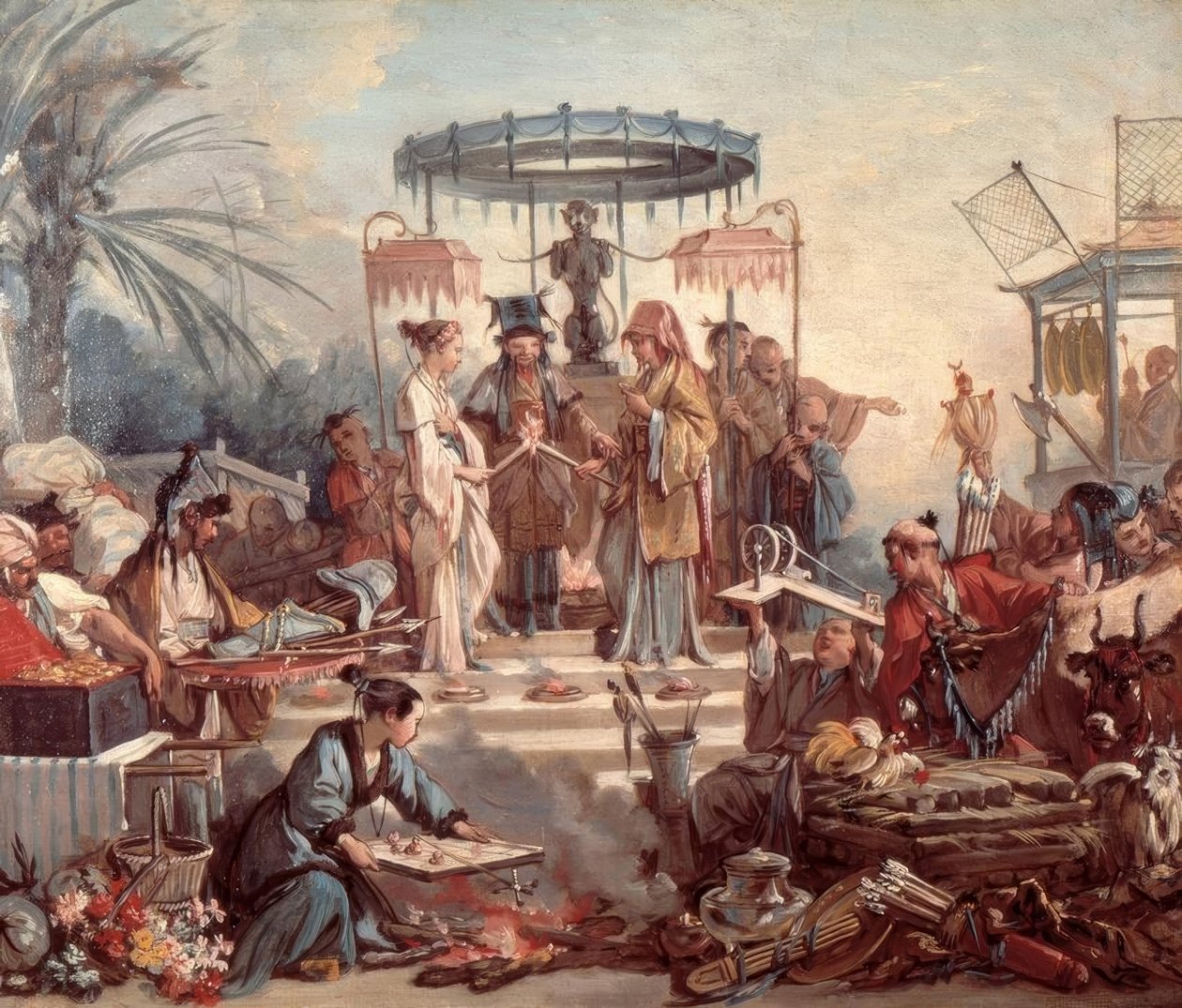 Čínská svatba od François Boucher