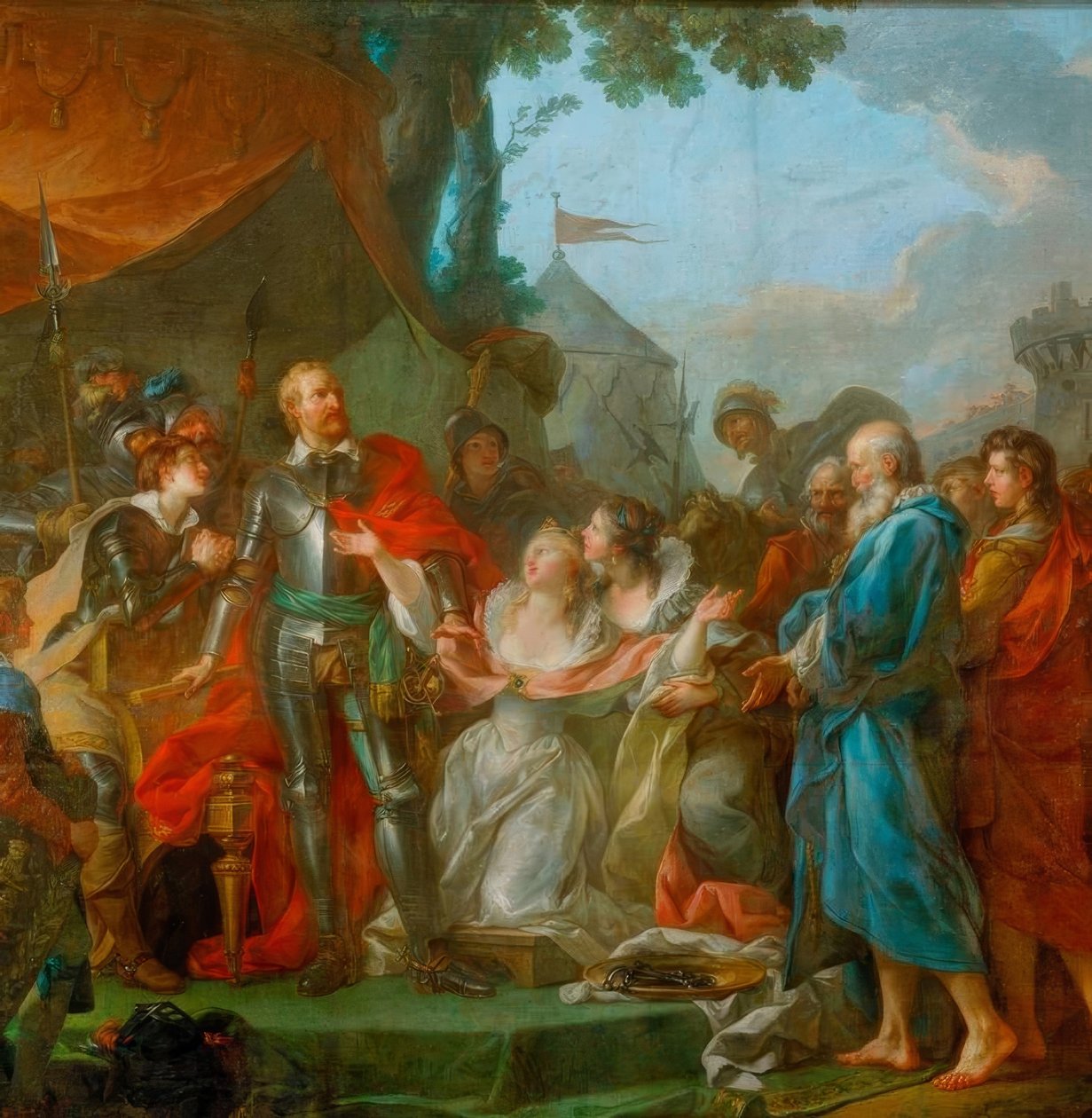 Zbraně Francie a Navarry od François Boucher