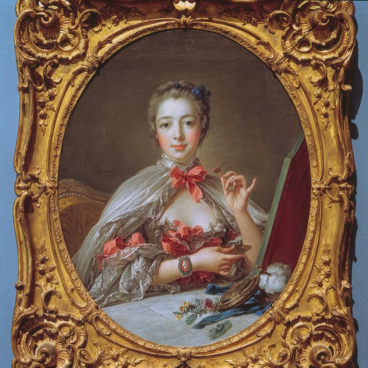 Madame de Pompadour na záchodě. od François Boucher