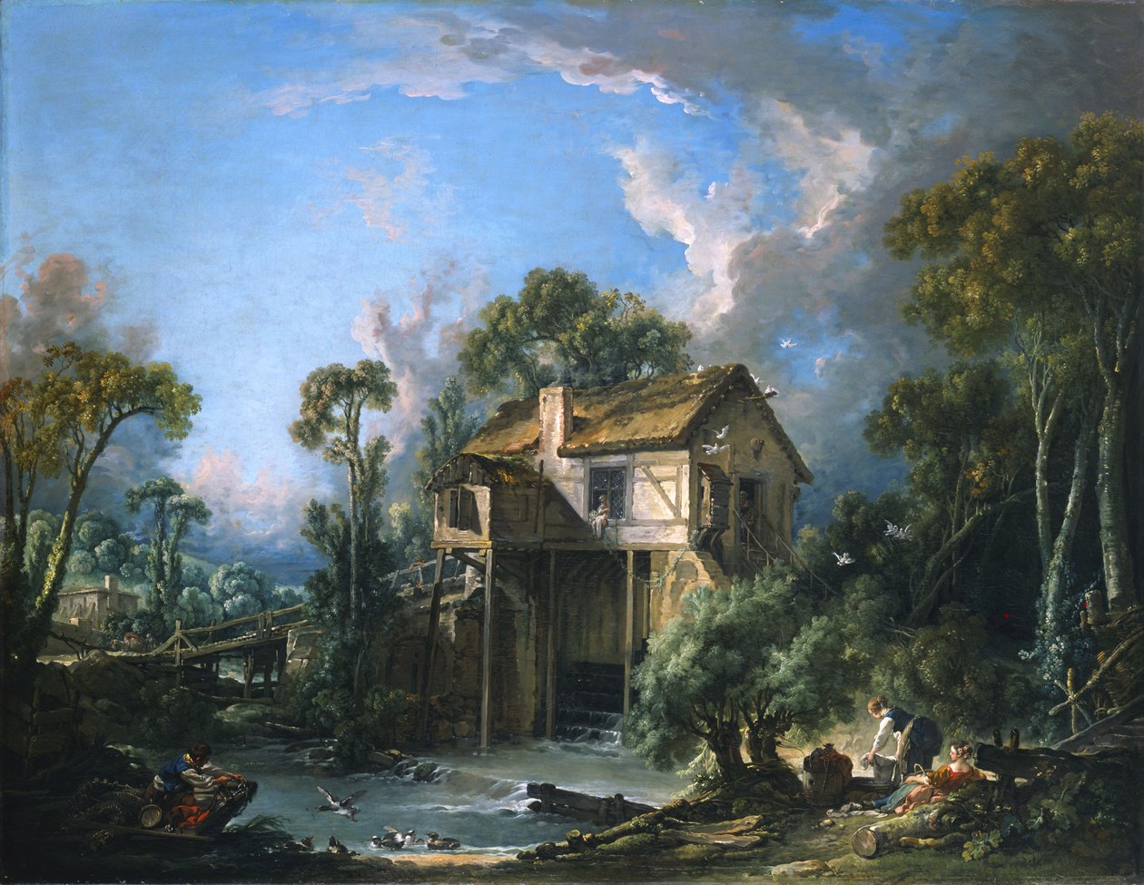 Mlýn v Charentonu od François Boucher