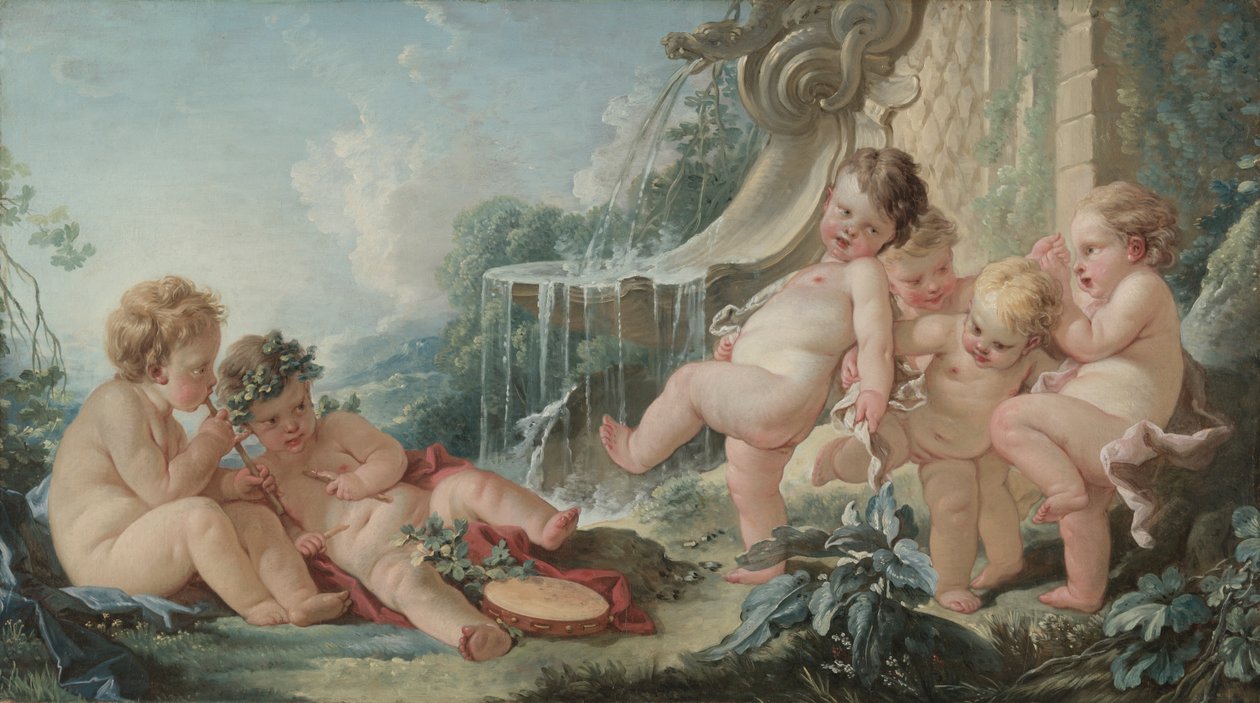 Hudba a tanec od François Boucher