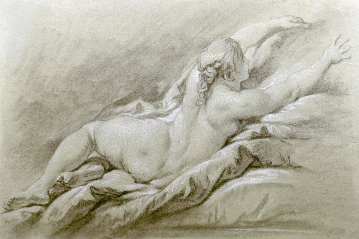 Ležící nahá od François Boucher