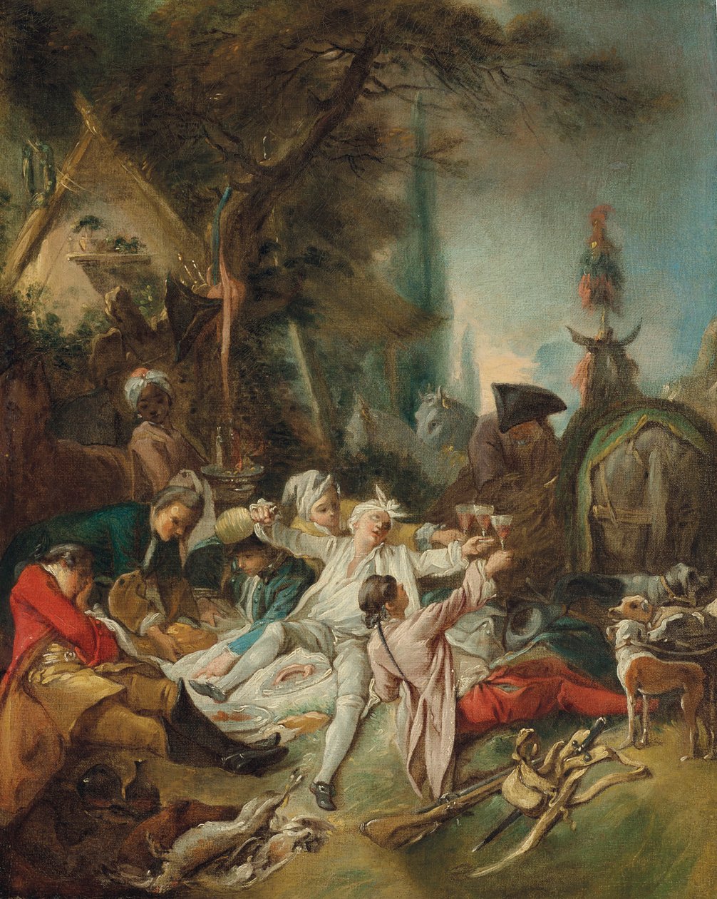 Odpočívej na lovu. od François Boucher
