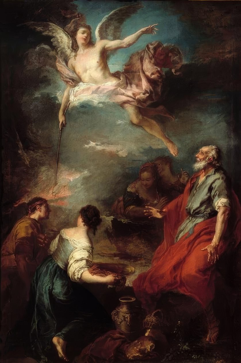 Gideonova oběť od François Boucher