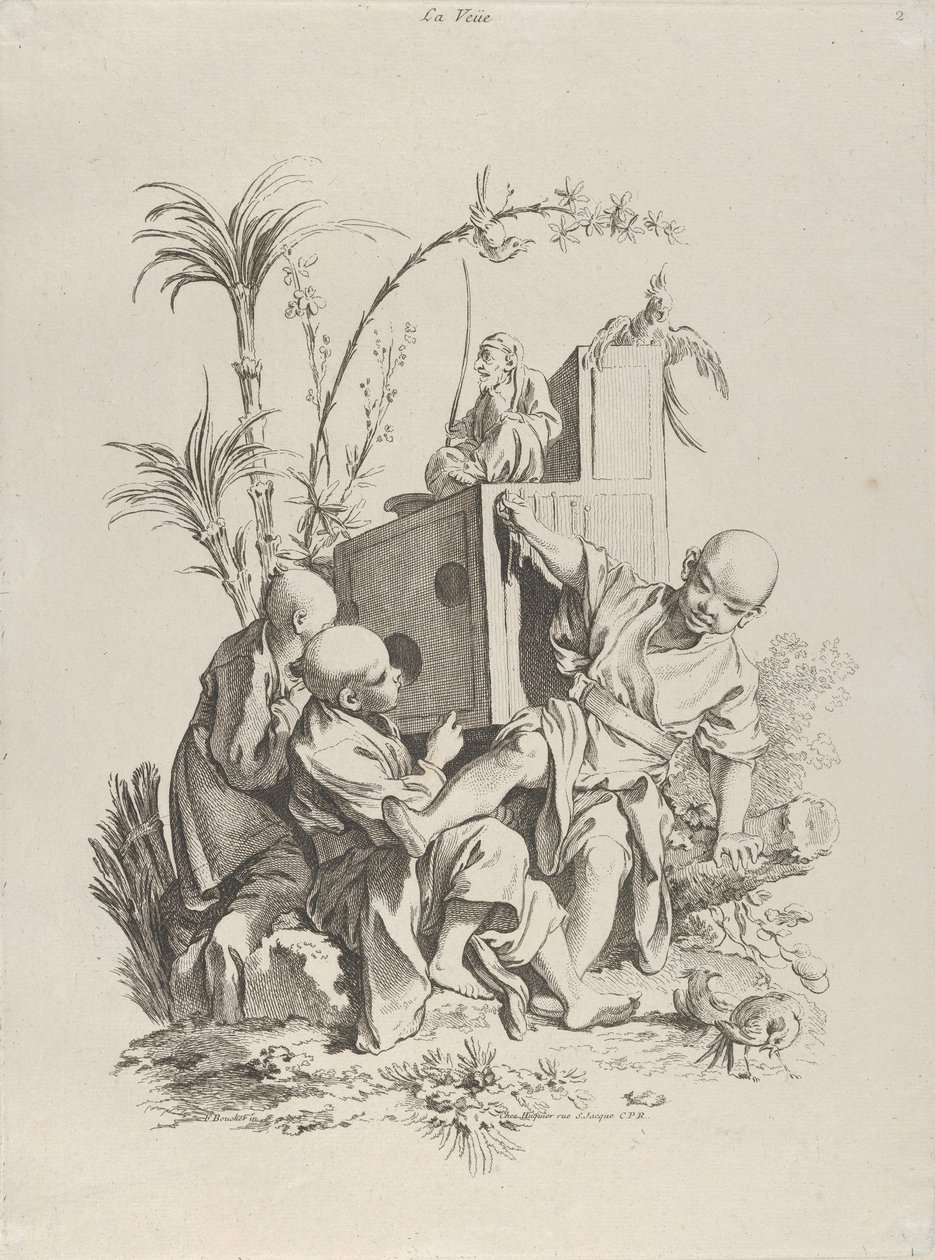 Pohled, 1720-70. od François Boucher