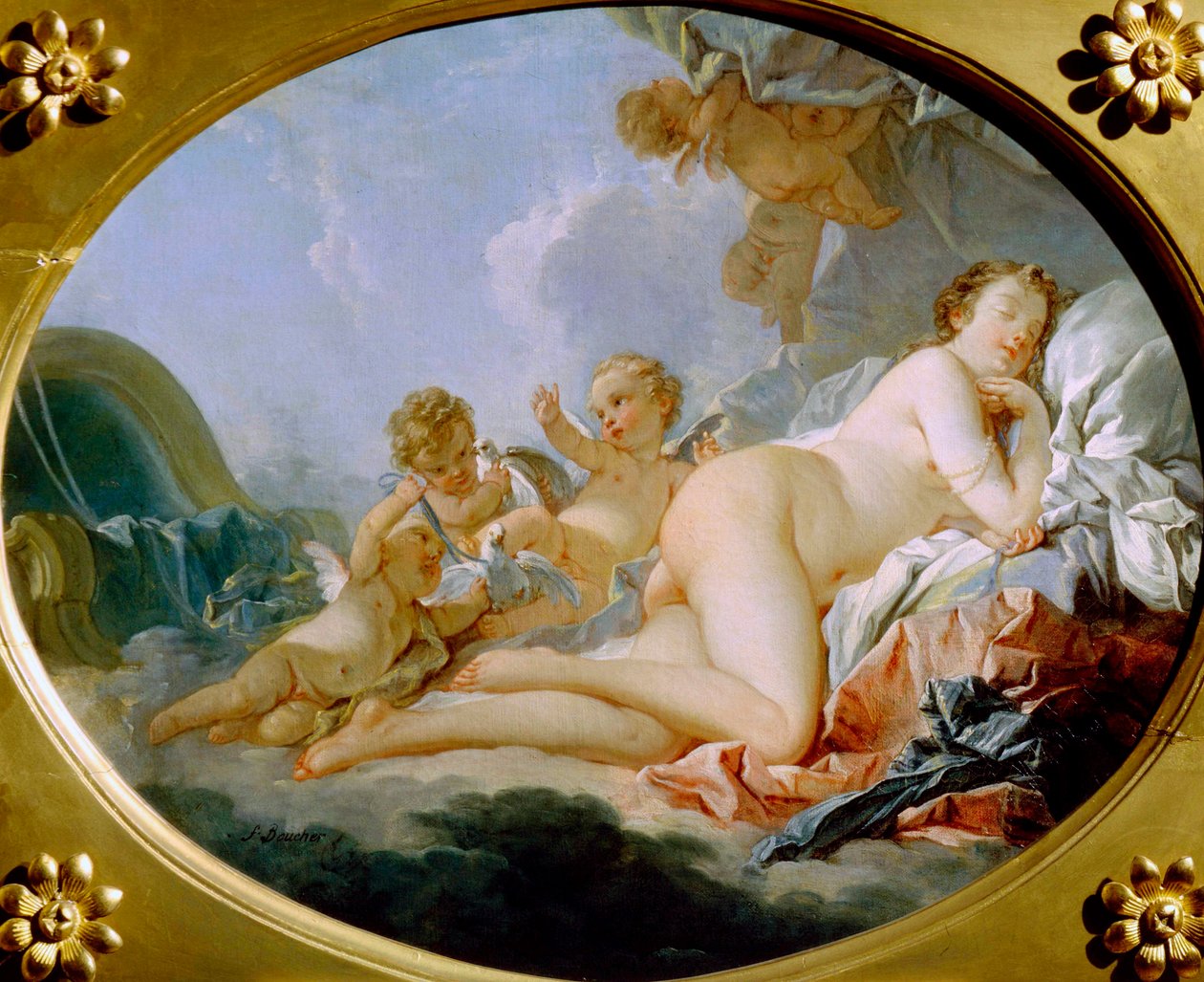 Spící Venuše, 18. století. od François Boucher